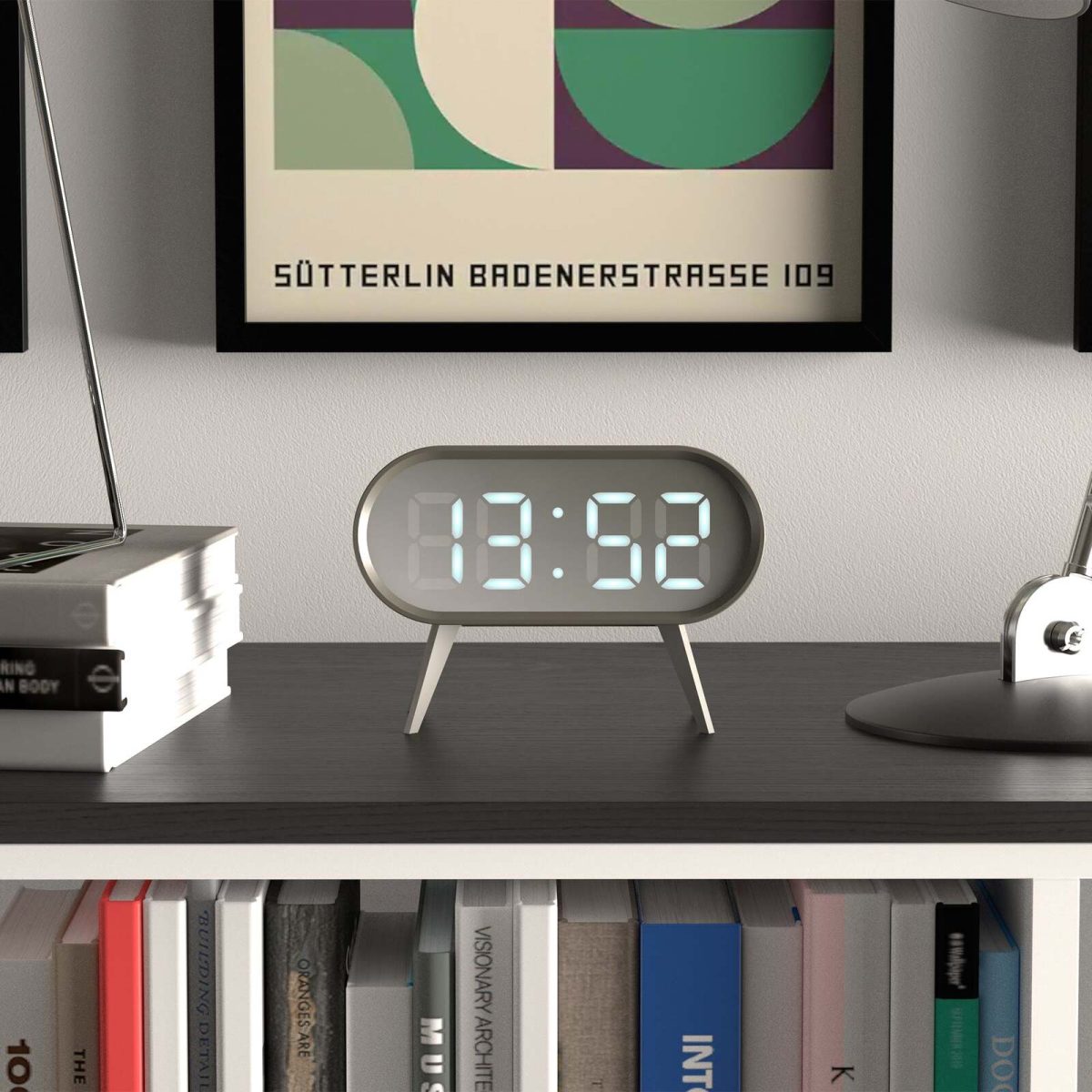 Newgate Space Hotel Cyborg Led Alarm Clock