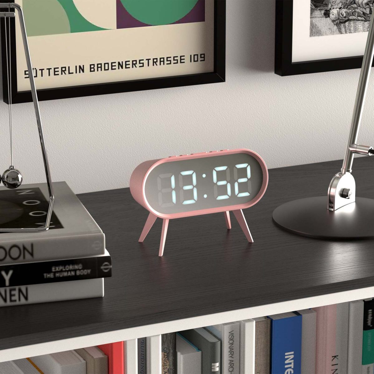 Newgate Space Hotel Cyborg Led Alarm Clock