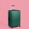 Luggage Suitcase Code Lock Hard Shell Travel Carry Bag Trolley – 39 x 23 x 64 cm, Green