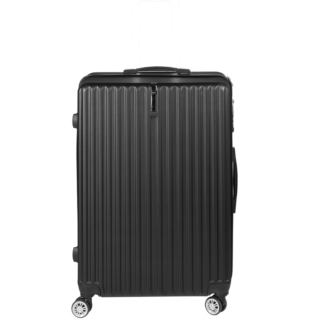 Luggage Suitcase Code Lock Hard Shell Travel Carry Bag Trolley – 47 x 30 x 74 cm, Black