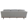 Paducah Sofa Beige Fabric Modern Lounge Set for Living Room Couch with Wooden Frame – 3 Seater