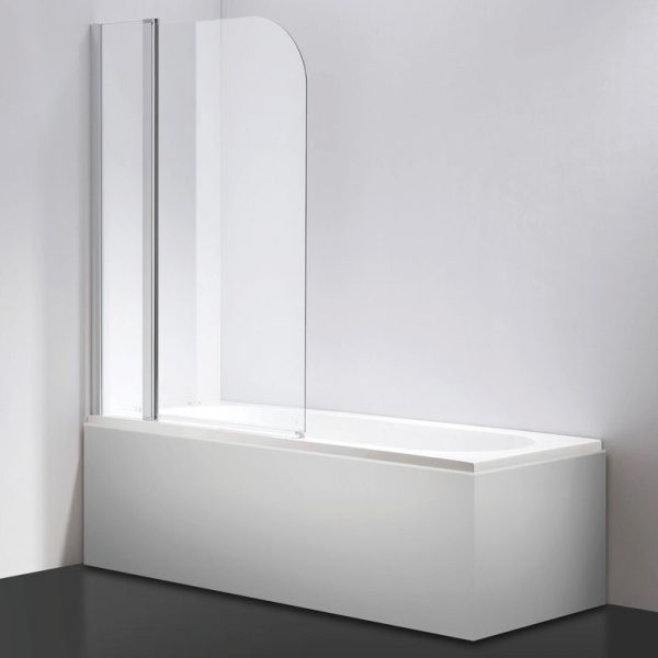 180° Pivot Door 6mm Safety Glass Bath Shower Screen 1000x1400mm By Della Francesca