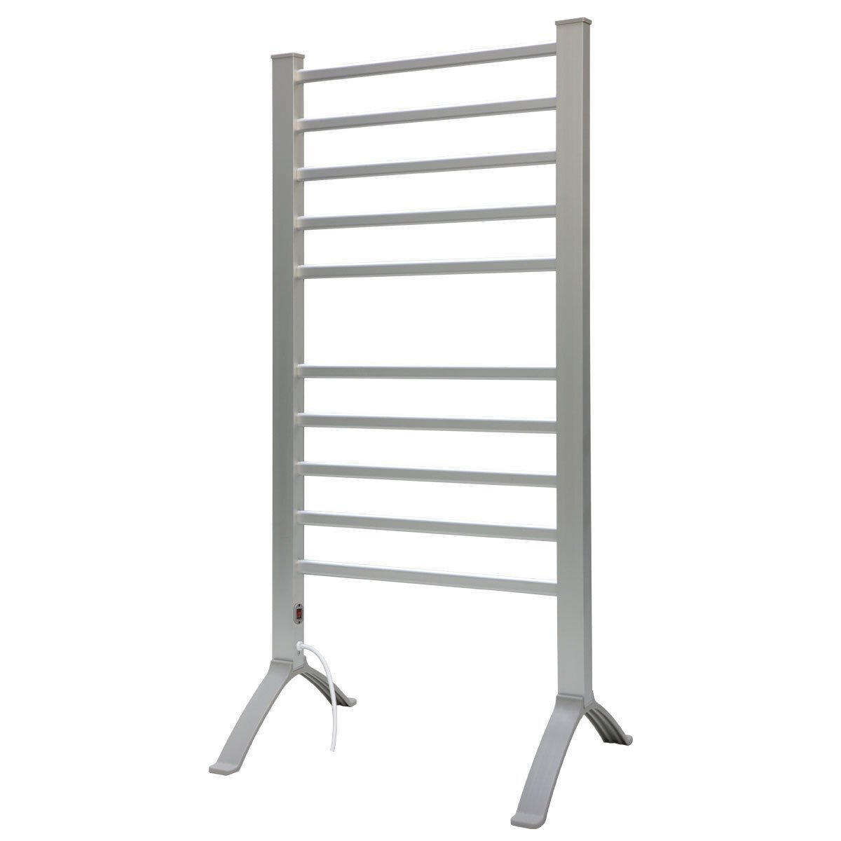 Pronti Heated Towel Rack Electric Rails Warmer 160 Watt- Silver