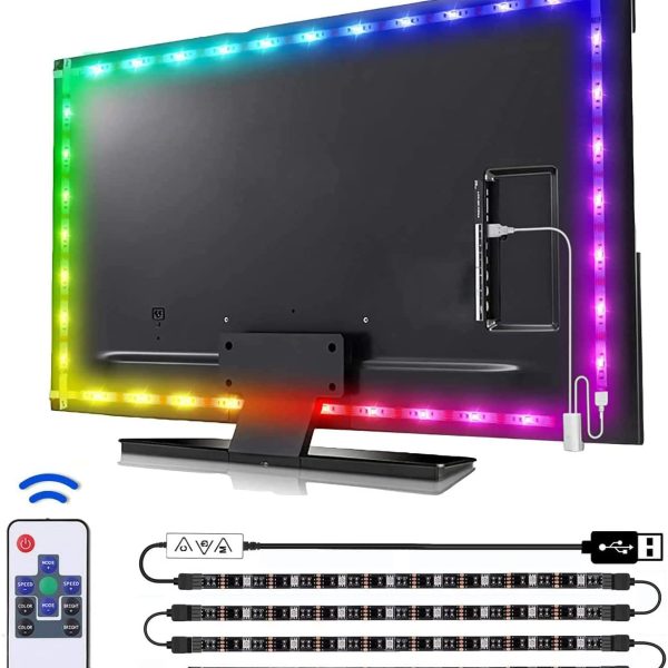 3M LED Strip Lights Rope Light for TV, Gaming and Computer (Lights Strip App with Remote Control)