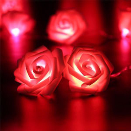 Red Rose battery string fairy light – party night light wedding decoration